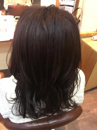 ミディアム カラー ヘアアレンジ ✨🌿大人可愛い愛さ れhair🌿✨松本のヘアスタイル