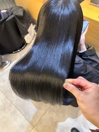 ロング レイヤーカット /ハイトーンchaoのヘアスタイル