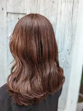 ロング 髪質改善＆白髪ぼかし カラー♡店長みやけ♡のヘアスタイル