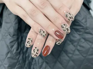 ネイル 🤎mini 🤍可愛らしいネイルのネイルデザイン