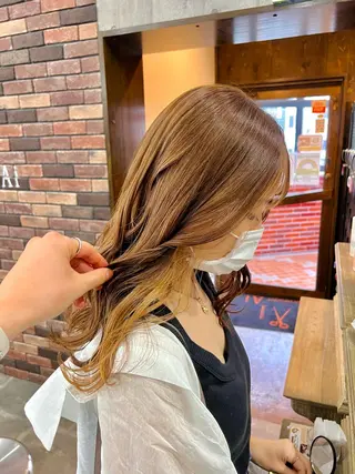 カラー 【艶髪】💐韓国風× 透明感💐深江裕稀のヘアスタイル