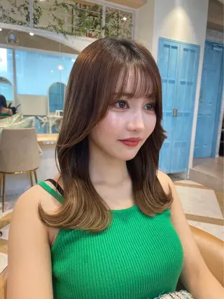 ロング カラー Lond luce心斎橋所属・🍀小川大輔🍀 ボブ/ブリーチ🥇のヘアスタイル