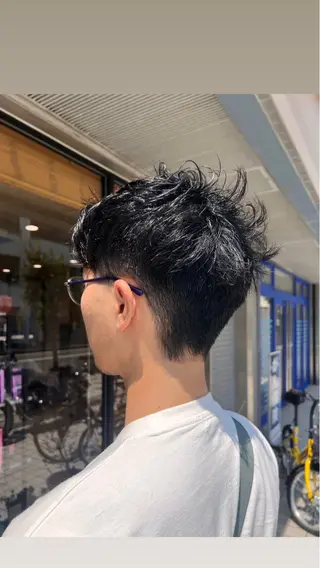 ショート メンズ ハイレイヤー/ カラー/nanamiのヘアスタイル