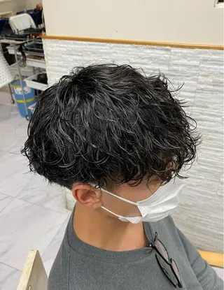 パーマ メンズ 🌴パーマオタク🌴 長谷川　諒佑🌈のヘアスタイル