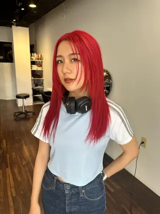 ロング カラー ワンホンヘア ケラチン/Kaitoのヘアスタイル