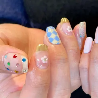 ネイル AOI✩⡱ y2kネイルのネイルデザイン