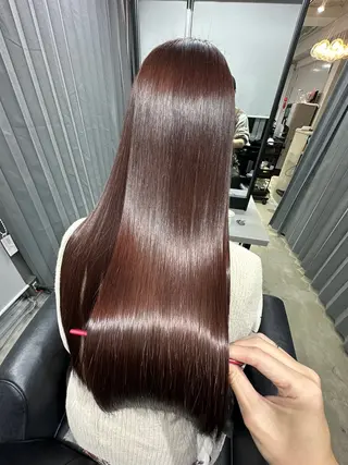 ロング カラー 韓国ヘア✨美髪矯正✨ 渋谷 etoraのヘアスタイル