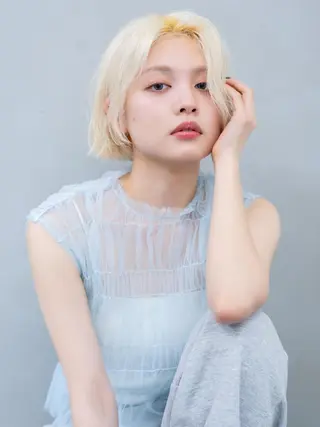 ショート 透明感カラー／ natsukiのヘアスタイル