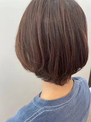 ショート カラー One By The Ect所属・ショート/脱白髪染め ☆宇﨑悠実のヘアスタイル