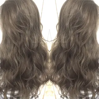 ロング カラー 井上 一平のヘアスタイル