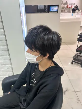 ショート 【縮毛矯正/レディー スカット】美涼🎀のヘアスタイル