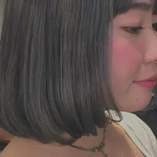 ショート ミディアム セミロング ロング カラー パーマ ヘアアレンジ メンズ キッズ ネイル マツエク・マツパ 韓国風×透明感カラー 髪質改善オタベシンヤのヘアスタイル