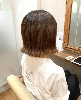 セミロング ゆうき あすかのヘアスタイル