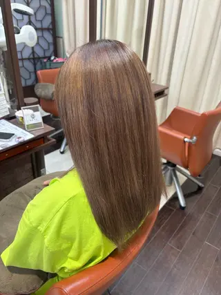 ロング カラー 垢抜けデザイナー/ 似合わせ/朝倉友香のヘアスタイル