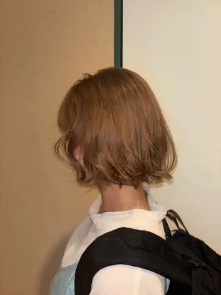 ショート Nu:v所属・moe/ 透明感カラー/恵比寿のヘアスタイル