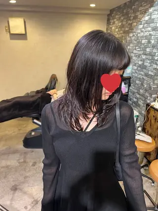 ロング パーマ 舘野 太嘉宏のヘアスタイル