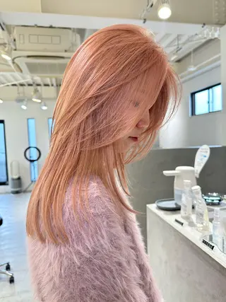 セミロング カラー soa.所属・大田 敦也のヘアスタイル