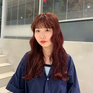 ロング カラー 似合わせカラー🪩 SAYA 👗のヘアスタイル