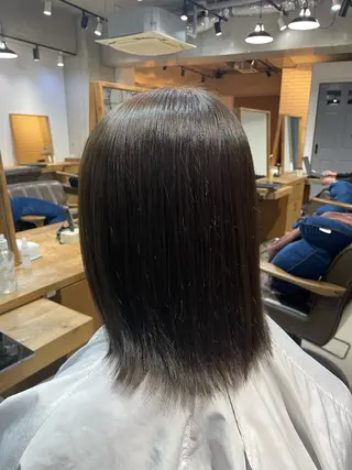 ミディアム カラー 🌿似合わせブリーチ 小俣　来🌿のヘアスタイル