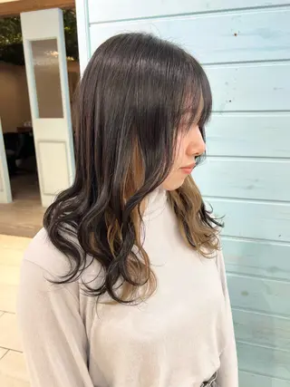 ロング カラー aid恵比寿所属・牧之瀬 拓海のヘアスタイル