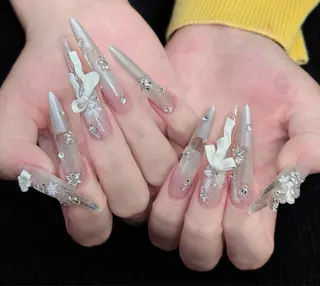 ネイル 長さだし専門 ありさのネイルデザイン