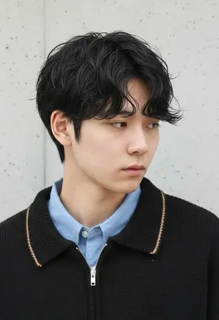 ショート パーマ メンズ 大人メンズパーマ /石川瑠青のヘアスタイル