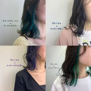 ミディアム カラー SALOWIN神戸三宮店所属・【美髪を叶える】中谷 彰宏（アキ)のヘアスタイル