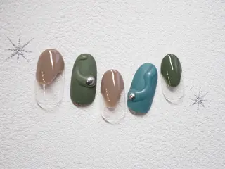 ネイル トップネイリスト Ribbon立川店のネイルデザイン