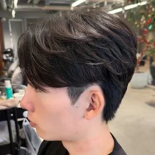 メンズ GO TODAY シェアサロン原宿 Verno所属・センターパート特化/ メンズカット/ヒロキのヘアスタイル