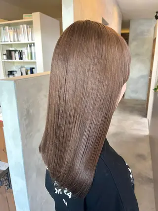 ロング カラー Salon de  COCO所属・Yuka /ツヤカラー✨のヘアスタイル