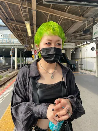 ショート カラー HAIR CALM 鹿島田店所属・✄‬齋藤 なな✄のヘアスタイル