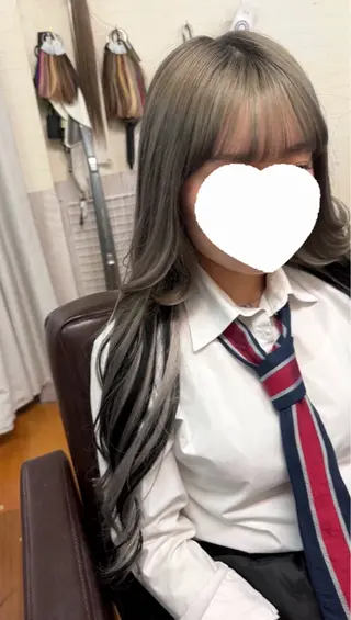 ロング ALOHA所属・川本 葵のヘアスタイル