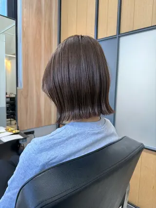 ショート カラー 神戸ボブ✂️ ioe三宮/田 伸佳のヘアスタイル