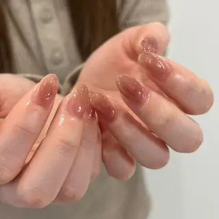 ネイル Ray. ちゅるん系ニュアンスのネイルデザイン