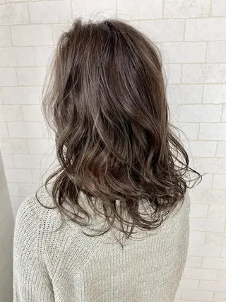 セミロング 神野 雅樹のヘアスタイル