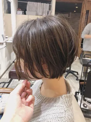 ショート カラー 【垢抜け大人髪】 TIARA西山のヘアスタイル