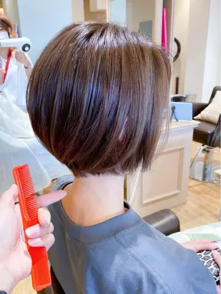 ショート カラー 柳 雄輝のヘアスタイル