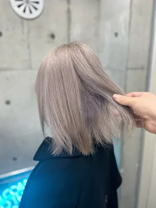 ミディアム カラー 個性派ウルフ/メンズ /ブリーチ/渋谷のヘアスタイル