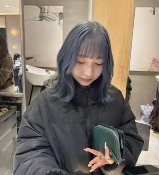 ミディアム カラー ヘアアレンジ 艶髪/レイヤーカット 🐣misakiのヘアスタイル