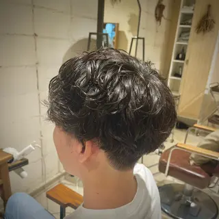 パーマ メンズ 🟦メンズ特化🟦 たかしま　あさひのヘアスタイル