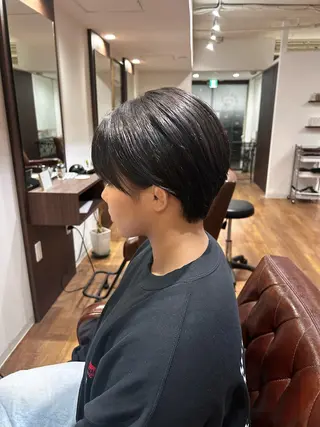 ショート YUZA grow hair 【ユーザ グロウ ヘア】所属・縮毛矯正/似合わせ カット/伊藤はるかのヘアスタイル