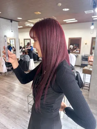 ロング カラー 高橋 みく/ minim 暖色のヘアスタイル