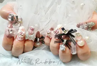 ネイル ネイルリボン 本家のネイルデザイン