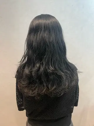 ロング パーマ 白取 星矢のヘアスタイル