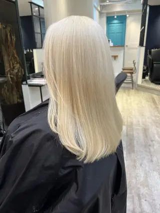 セミロング カラー パーマ ヘアアレンジ メンズ キッズ ネイル マツエク・マツパ アイブロウ nico TOKYO 渋谷所属・ブリーチ　ハイトーン 特化🌈フジタハルキのヘアスタイル