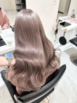 ロング カラー 盛れる顔周り🤍渋谷 Risa🎀のヘアスタイル