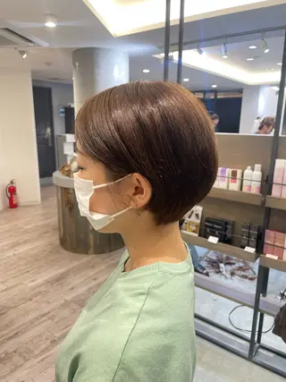 ショート ♡似合わせハイトーン ♡maiのヘアスタイル