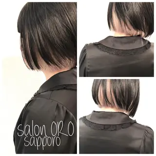 ショート カラー 平川 友希子のヘアスタイル