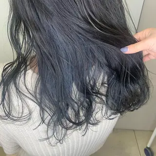 セミロング カラー ヘアアレンジ 【Sweep】おじま のぞみのヘアスタイル