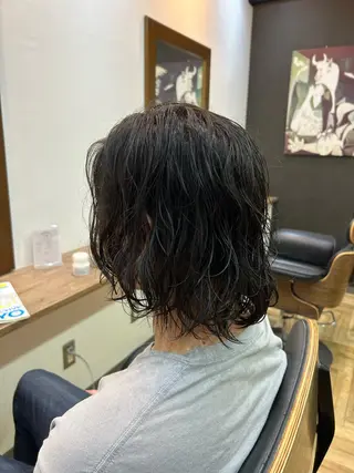 パーマ 矢島 列彩のヘアスタイル